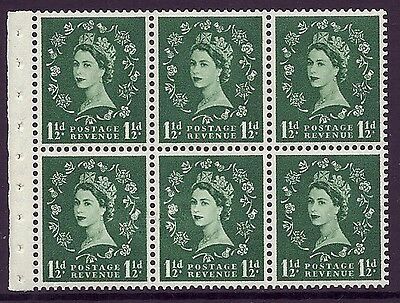 SB62e Wilding booklet pane with listed variety UNMOUNTED MNT MNH