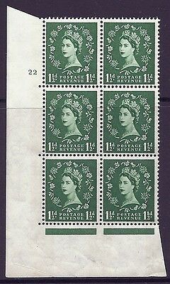 1½d Blue Phosphor on White cyl 22 No Dot perf type A(E I) UNMOUNTED MINT MNH