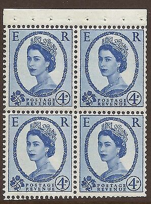 SB112a Wilding booklet pane 9.5mm violet phos Broad band left UNMOUNTED MNT MNH