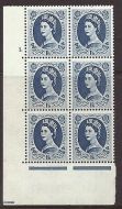 S153a Variety 1 6 Multi Crowns White cyl 1 Dot perf type A(E I) UNMOUNTED MINT