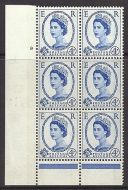 4d Blue Phosphor on Cream cylinder 8 No Dot perf type B(I P) UNMOUNTED MINT MNH