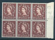 S38 2d Wilding Edward Crown unlisted variety - flaw in d UNMOUNTED MINT