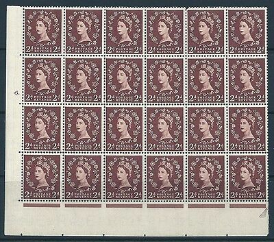 S37g 2d Wilding Edward Crown with tadpole variety - retouch MOUNTED MINT