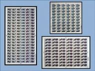 1966 Battle of Hastings (Phos) Set - Complete Sheets With flaws - UNMOUNTED MINT
