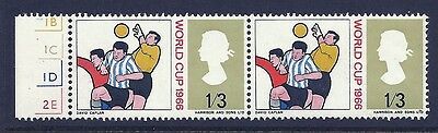 Sg 695c 1966 World Cup 1 3 (Ord) - Darned Stocking - UNMOUNTED MINT MNH