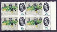 1964 sg 651b Geographical 2½d (ord) - Flaw - line repaired R18 5 UNMOUNTED MINT