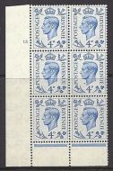 4d colour change Cylinder 13 No Dot perf 6(I/P) UNMOUNTED MINT/MNH