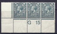 N23(3) 4d Deep Grey Green Royal Cypher control G15 perf UNMOUNTED MINT