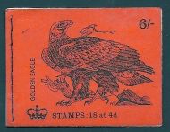 Sg QP54 6/- Golden Eagle GPO cypher Booklet with all panes UNMOUNTED MINT MNH