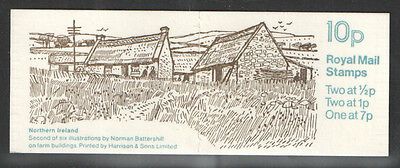 FA5 1978 Ulster Folded Booklet - good perfs - Perf Type E