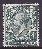 N23(7) 4d Deep Slate Green Royal Cypher with Hendon Cert UNMOUNTED MINT MNH