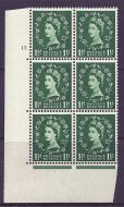 1½d Wilding Edward Crown cyl 15 No Dot Perf A(E I) UNMOUNTED MINT