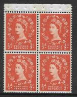 SB19 Wilding booklet pane Blue Phos White perf type AP UNMOUNTED MNT MNH