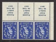 SB24a Wilding booklet pane Tudor perf type I UNMOUNTED MNT MNH