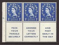SB29 Wilding booklet Se-tenant pane cylinder F6T Dot UNMOUNTED MNT MNH