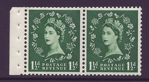 SB64 Wilding booklet pane Edward perf type E UNMOUNTED MNT MNH