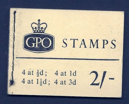 N13 2 - Aug 1963 Wilding GPO Booklet complete with all panes MNH