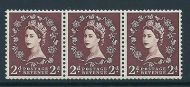 S36h 2d Wilding Tudor Crown with variety - Retouch 2 UNMOUNTED MINT