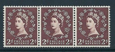 S36h 2d Wilding Tudor Crown with variety - Retouch 2 UNMOUNTED MINT