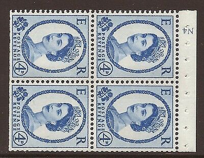 SB108 Wilding booklet pane Blue Phos Cyl N4 No Dot perf type I UNMOUNTED MNT MNH