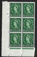 S26i variety 1½d Wilding Edward Wmk Cyl 15 Dot Butterfly Flaw UNMOUNTED MINT