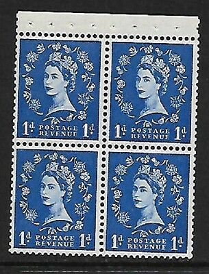 SB32 1d Wilding booklet pane perf type AP UNMOUNTED MNT MNH