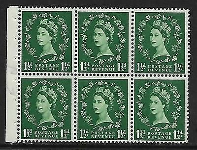 SB62 Wilding booklet pane Edward perf type Ie Top UNMOUNTED MNT MNH