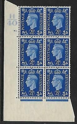 2½d Blue Dark colours H40 40 Dot perf 5(E I) UNMOUNTED MINT