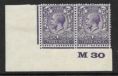 3d Violet Block Cypher Control M30 MOUNTED MINT margin only