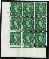 S26j 1½d Wilding Edward Wmk Cylinder 15 No Dot UNMOUNTED MINT MNH
