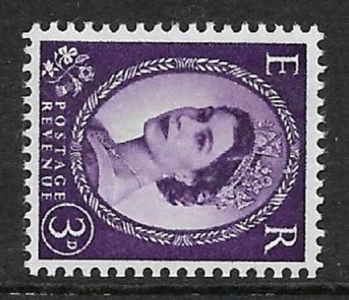 S80b 3d Wilding Violet Phos 1x 9.5mm wmk sideways UNMOUNTED MINT MNH