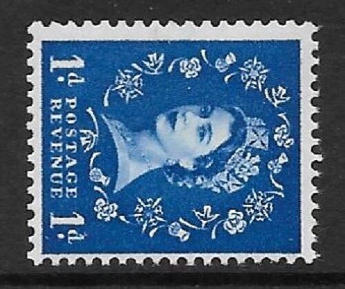 S24e 1d Wilding Violet Phos 1x 9.5mm band left wmk sideways right UNMOUNTED MINT