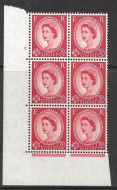 2½d Wilding Tudor Wmk Cylinder 2 No Dot perf type A(E I) UNMOUNTED MINT MNH