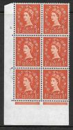 ½d Wilding Multi Crown on White Cyl 3 Dot perf A(E I) UNMOUNTED MINT MNH