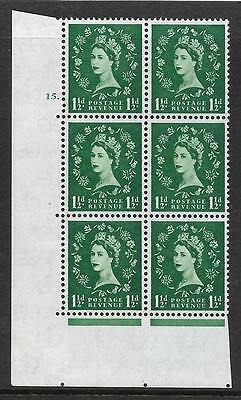 1½d Wilding Multi Crown on White Cyl 15 Dot perf A(E I) UNMOUNTED MINT