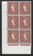 2d Wilding Multi Crown on Cream Cyl 30 Dot perf A(E I) MOUNTED MINT