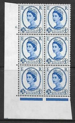 4d Wilding Multi Crown on Cream Cyl 6 Dot perf A(E/I) UNMOUNTED MINT