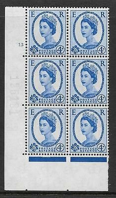 4d Wilding Multi Crown on White Cyl 13 No Dot perf A(E/I) UNMOUNTED MINT
