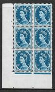 10d Wilding Multi Crown on White Cyl 1 No Dot perf A(E I) UNMOUNTED MINT