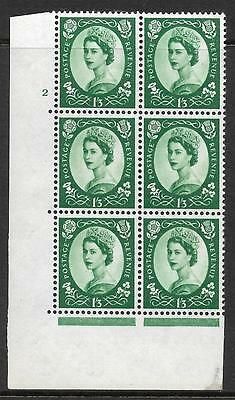 1/3 Wilding Multi Crown on White Cyl 2 No Dot perf A(E/I) UNMOUNTED MINT