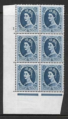 1/6 Wilding Multi Crown on White Cyl 1 No Dot perf A(I/E) UNMOUNTED MINT
