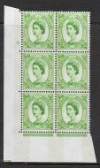 7d Wilding Violet Phosphor 9.5mm cyl 2 Dot perf type A(E I) UNMOUNTED MINT