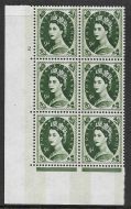 9d Wilding Violet Phos 9.5mm cyl 2 No Dot perf type A(E I) UNMOUNTED MINT