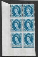 10d Wilding Violet Phos 9.5mm cyl 1 No Dot perf type A(E I) UNMOUNTED MINT