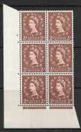 2d Wilding Edward Crown cylinder 8 No Dot perf type A(E I) UNMOUNTED MINT MNH