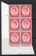 2½d Wilding Edward Crown cyl 32 No Dot perf type A(E I) UNMOUNTED MINT