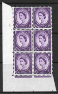 3d Wilding Edward Crown cyl 3 Dot perf type C(E P) UNMOUNTED MINT