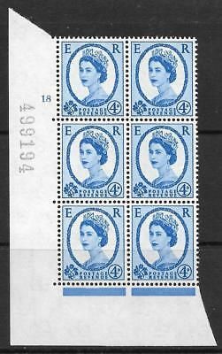 4d Wilding Multi Crown on White Cyl 18 No Dot perf A(E/I) UNMOUNTED MINT
