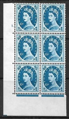 10d Wilding Multi Crown on White Cyl 1 Dot perf A(E/I) UNMOUNTED MINT