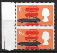 Sg 702p 1966 Technology 6d (Phos) - Huge misperf UNMOUNTED MINT